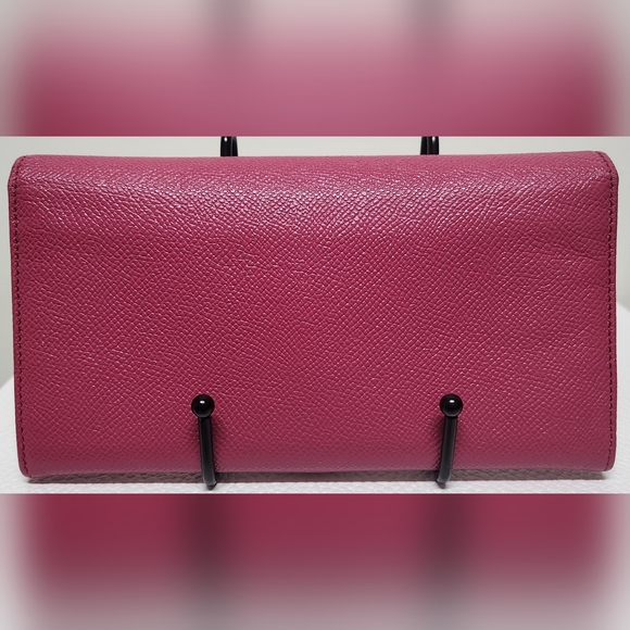 BVLGARI Bvlgari Pink Leather Bifold Wallet - Picture 4 of 16